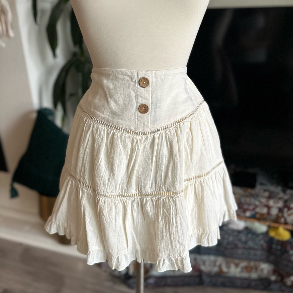 Zara Mini Flared Skirt SZ XS NWT